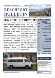 Beachport Bulletin September 2012 (1760 kb) - Wattle Range Council