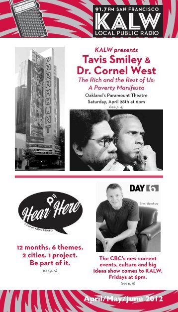 Tavis Smiley & Dr. Cornel West - NPR Digital Services