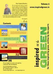 Ar Sharukh Mistry - Inspired to be Green