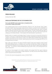 PRESS RELEASE - Opielok Reederei GmbH