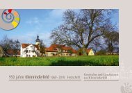 950 Jahre Kleinrinderfeld 1060 - 2010 Festschrift - Gemeinde ...