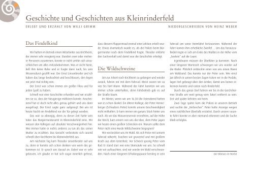 950 Jahre Kleinrinderfeld 1060 - 2010 Festschrift - Gemeinde ...