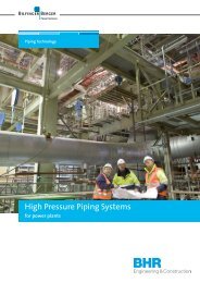 High Pressure Piping Systems - Bhr - Bilfinger