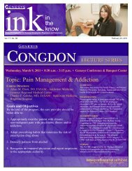 Pain Management & Addiction - Genesys Regional Medical Center