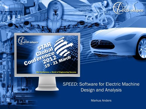 SPEED: Software for Electric Machine Design and Analysis