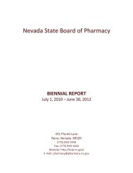 Biennial Report - July 1, 2010 - June 30, 2012 - Nevada State Board ...