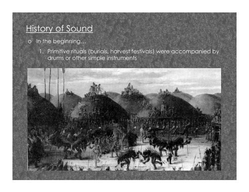 History of Sound Design