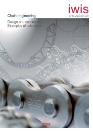 Chain engineering Design and construction Examples of ... - iwis