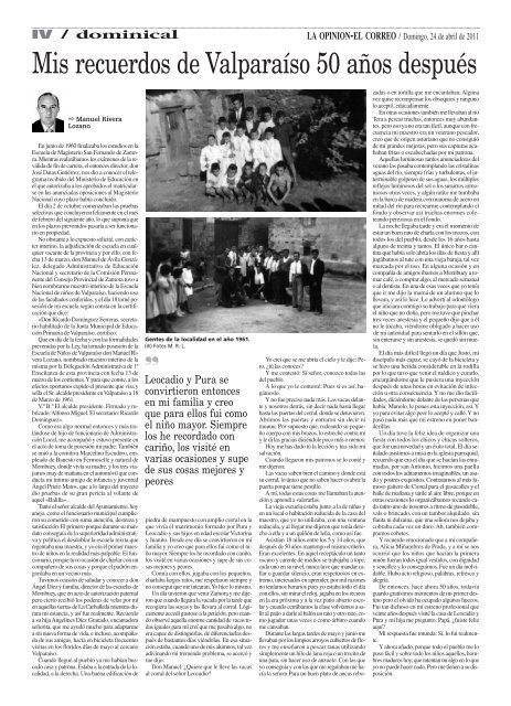 Dominical - La OpiniÃ³n de Zamora