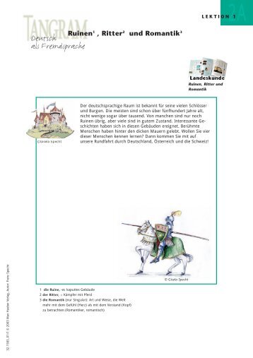 Ruinen, Ritter und Romantik