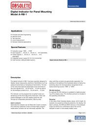 Digital Indicator for Panel Mounting Model A-RB-1 - Emet-Impex