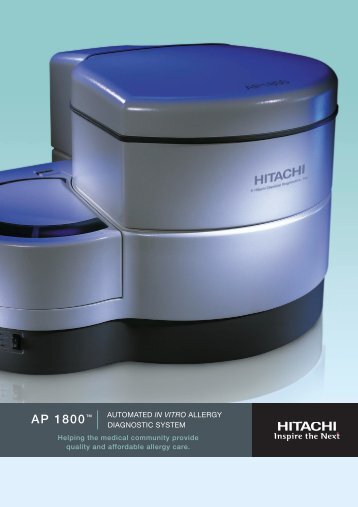AP 1800™ - Hitachi Chemical Diagnostics
