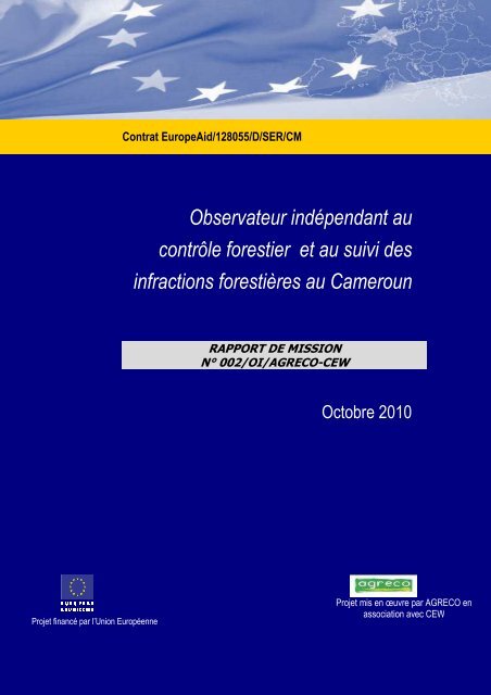 Rapport de mission de lÂ´Observateur IndÃ©pendant - Centre ...