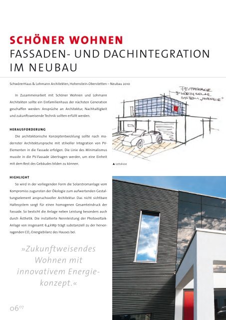 Informationen zur ARTline - Würth Solar