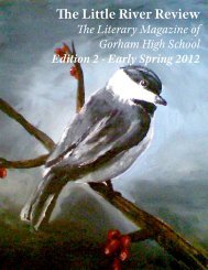 e Little River Review - Gorham High School!
