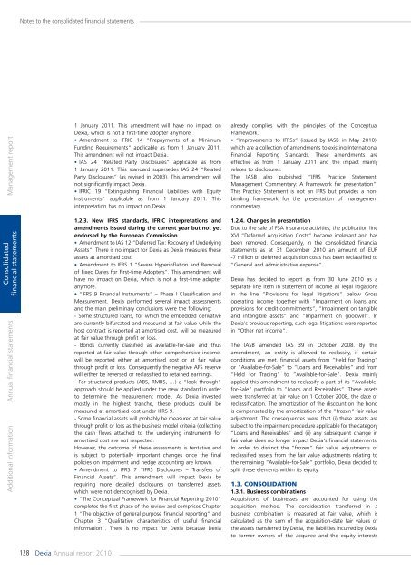 Annual report 2010 - Dexia.com