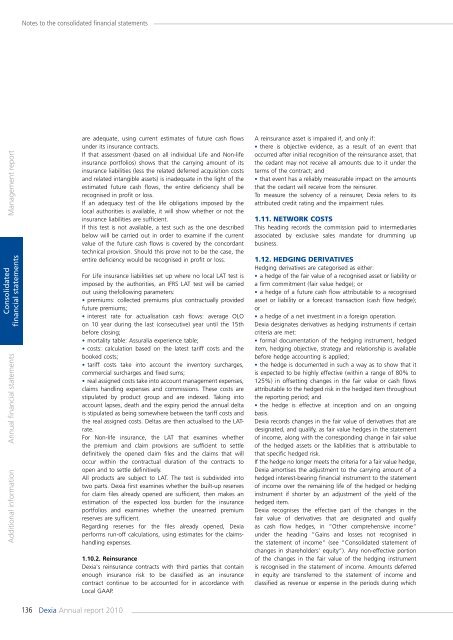 Annual report 2010 - Dexia.com