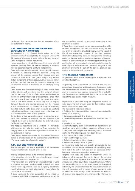 Annual report 2010 - Dexia.com