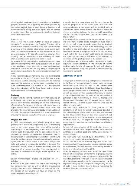 Annual report 2010 - Dexia.com