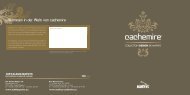 Brochure Cachemire - Martin Mathys N.V.