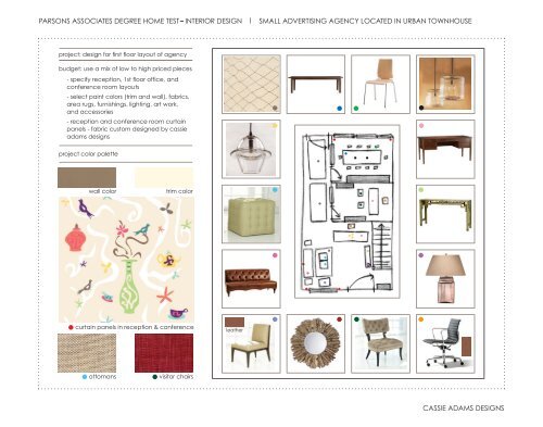 Parsons Associates Degree Home Test Interior