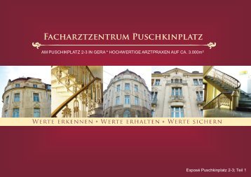 FAchARztzENtRUM PUSchkiNPlAtz - HSG - Immobilienagentur Erfurt