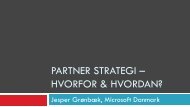 PARTNER STRATEGI â HVORFOR & HVORDAN?