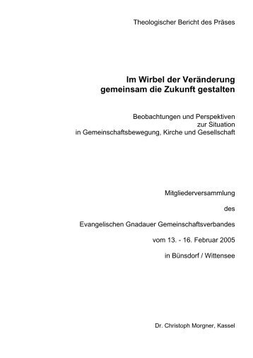 Im Wirbel der Veränderung gemeinsam die Zukunft gestalten