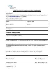 Security Exception Request Form