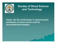 Society of Wood Science and Technology - IUFRO
