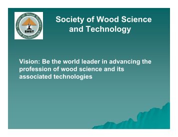 Society of Wood Science and Technology - IUFRO