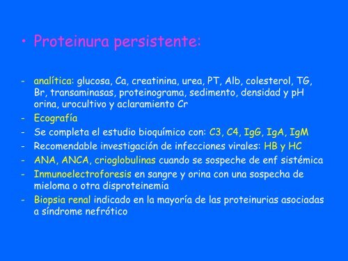 PROTEINURIA - hgucr