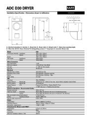 to down load Installation specification on the ADC d30 commercial ...