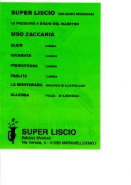 UGO ZACCARIA - FASCICOLO (ELISIR). - edizioni musicali ...