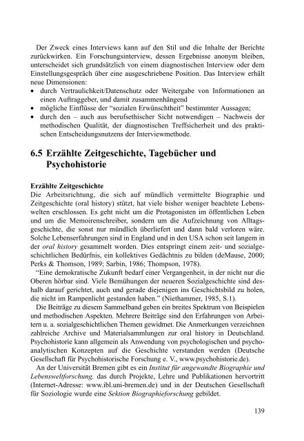 Psychologische Interpretation. - Jochen Fahrenberg