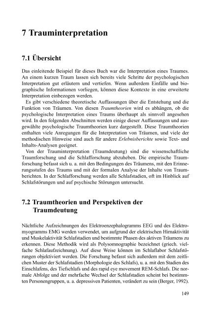 Psychologische Interpretation. - Jochen Fahrenberg