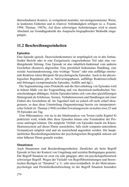 Psychologische Interpretation. - Jochen Fahrenberg