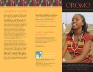 Oromo - National African Language Resource Center