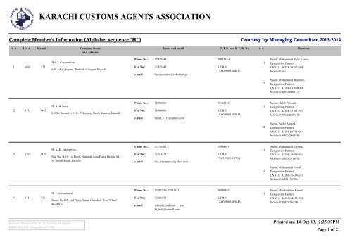 PDF - Karachi Customs Agents Association