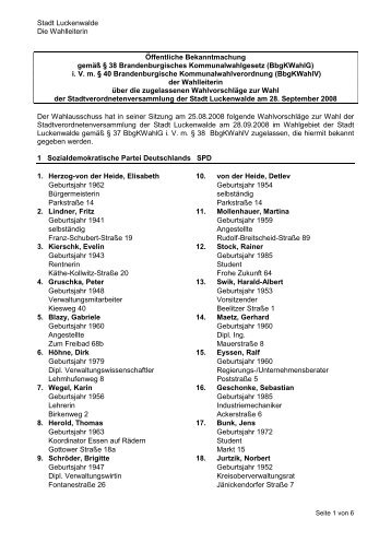 BbgKWahlG - Stadt Luckenwalde