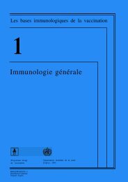 Immunologie gÃ©nÃ©rale - libdoc.who.int - World Health Organization