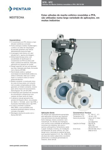 NEOTECHA - Pentair Valves & Controls