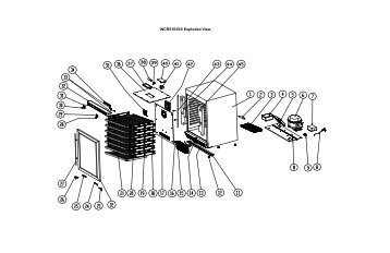 WCR5103SS Exploded View - Avanti Products