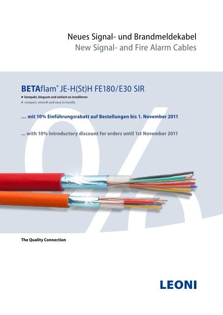 Betaflama Je H St H Fe180 0 Sir Neues Signal Leoni