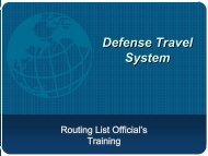 Defense Travel System - I Marine Expeditionary Force - Marine Corps