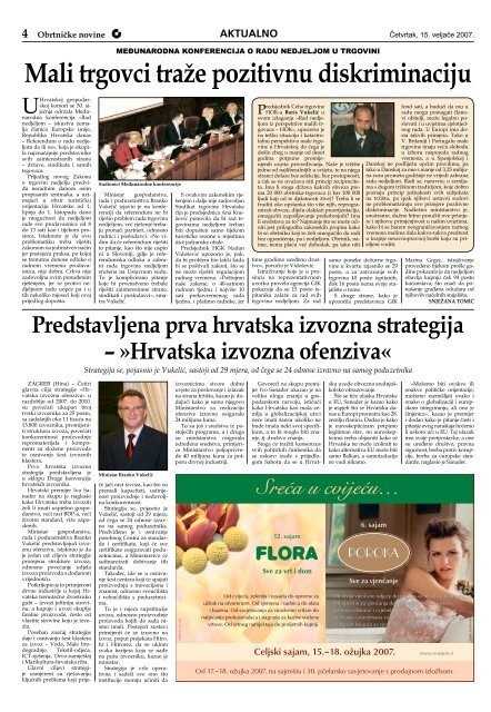 ObrtniÄke novine - broj 81 - Hrvatska obrtniÄka komora