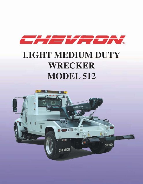 light medium duty wrecker model 512 - Zip's Truck Equipment