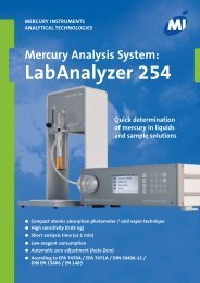 LabAnalyzer 254 - Mercury Instruments USA
