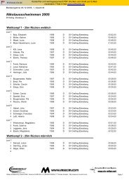 Nikolausschwimmen 2005 - Schwimmverein Grafing-Ebersberg