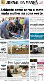 Acidente entre carro e moto mata mulher na zona ... - Jornal da ManhÃ£